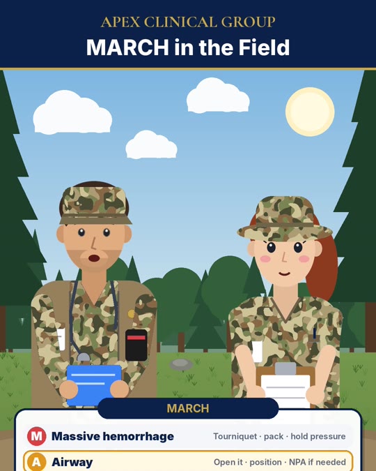 Hayes and Riley in camo by a tree line